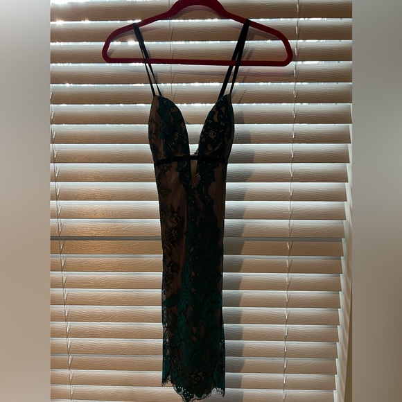 bebe Dresses & Skirts - BEBE Lace Mini Dress (NWOT)